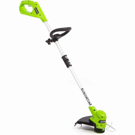  历史新低！Greenworks 40V 12英寸无绳充电式草坪修剪器5.4折 53.84加元包邮！不含电池！