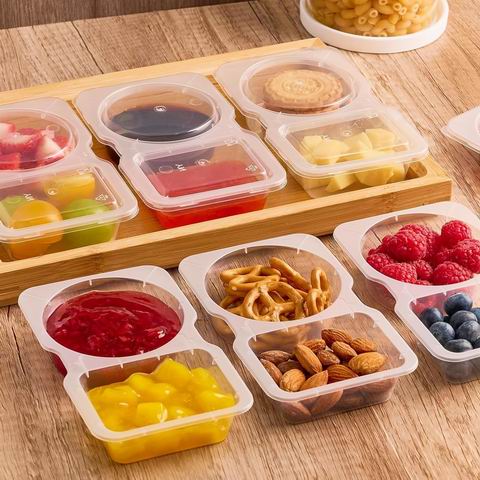  JINZORE 可重复使用双格零食盒20件 15.99加元（原价 19.99加元） ！每件 0.79加元