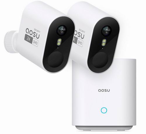  AOSU无线户外家庭安防摄像头系统 219.99加元（原价 299.99加元）