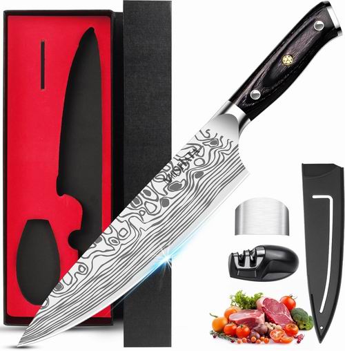 MOSFiATA 8英寸专业厨师刀 37.99加元（原价  59.99加元）