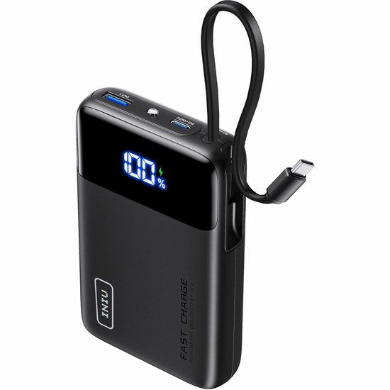 历史新低！INIU 45W 20000mAh 超便携 移动电源/充电宝4.5折 21.04加元包邮！