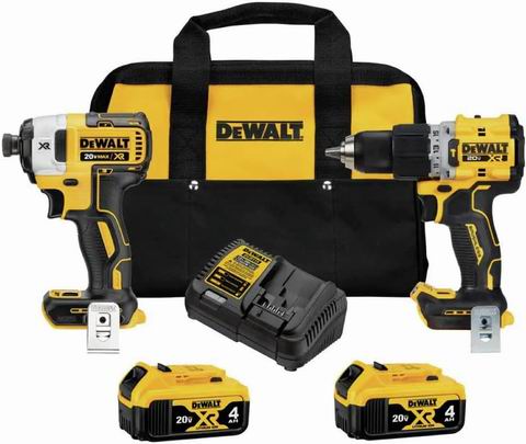  史低价！DEWALT 20V MAX XR无刷锂电三合一工具套装 348加元（原价 449加元）