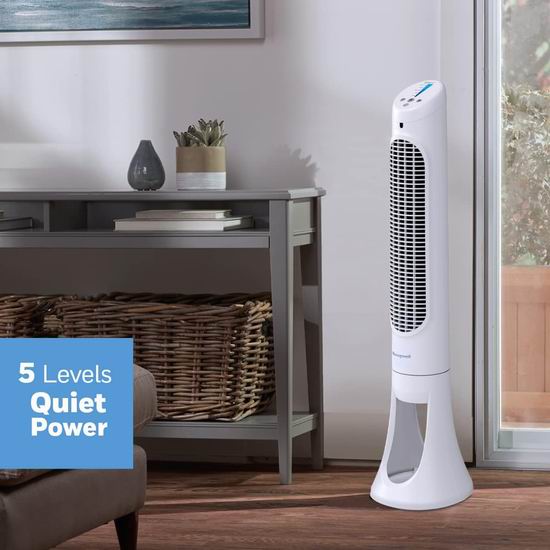  Honeywell HYF260WC QuietSet 40英寸 5速塔式风扇7折 63.04加元包邮！
