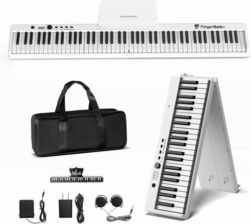  FingerBallet 便携式全尺寸88键 钢琴键盘 185.99加元（原价 199加元）