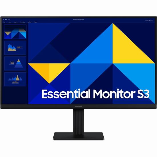  历史新低！Samsung  三星 LS24D300GANXZA 24 英寸 FHD IPS 100Hz 护眼显示器6.6折 99.99加元包邮！