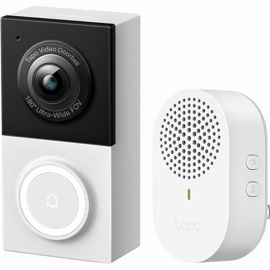  历史新低！Tapo TP-Link 无线智能可视门铃 57.19加元包邮！