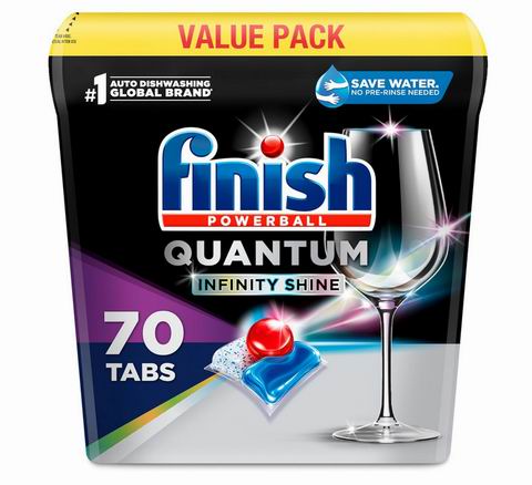 网购节史低！Finish亮碟强力洗碗机洗涤片70个 16.14加元（原价 24.99加元）