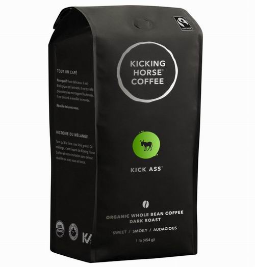  Kicking Horse Coffee踢马 深度烘焙 有机咖啡豆（1磅） 13.97加元（原价 18.99加元）