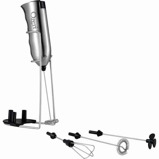  白菜价！历史新低！Ozeri 4附件 不锈钢奶泡器/搅拌器2.7折 10.95加元！