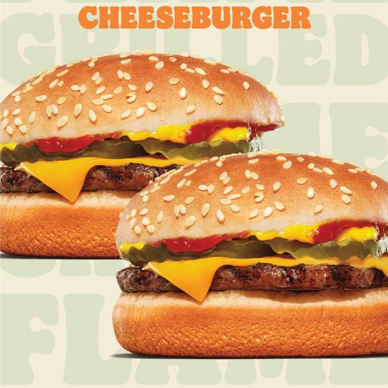 Burger King 汉堡王周末闪购！芝士汉堡买一送一，2个仅需3.59加元！