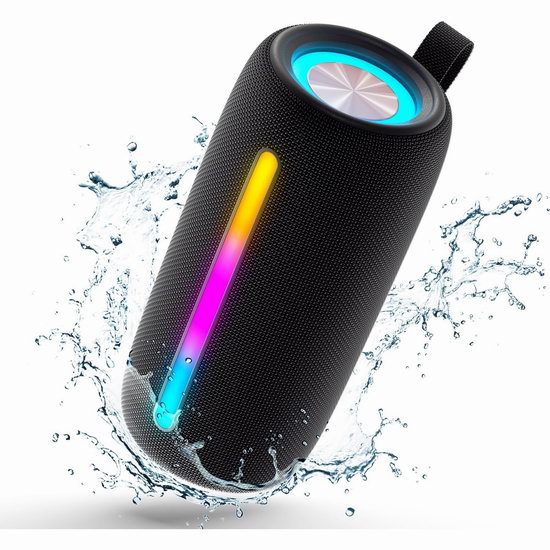  历史新低！Meguo 20瓦 LED炫彩 便携式蓝牙音箱5.3折 15.99加元！