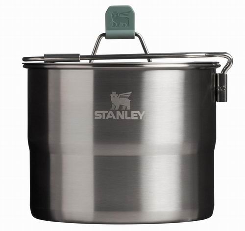  Stanley Wildfare Go 便携式不锈钢锅具+双碗炊具 8件套 29.95加元（原价 39加元）