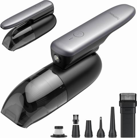  Handheld 8000Pa旋风吸力 无线车载吸尘器 35.99加元（原价 79.99加元）