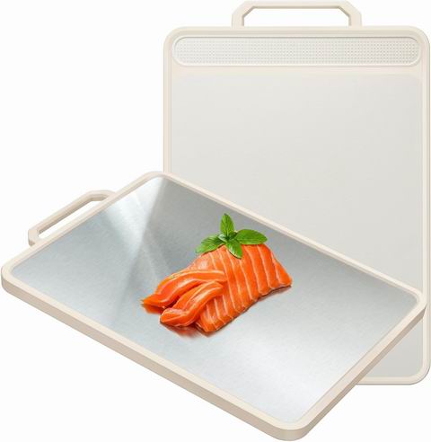  史低价！Gourmetop 不锈钢双面切菜板/砧板 19.99加元（原价 39.99加元）