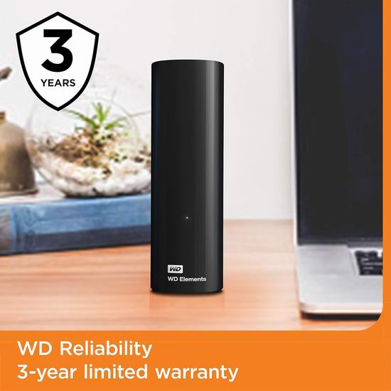  Western Digital 14TB Elements 西数 超大容量 外置硬盘 279.99加元（原价 424.99加元）