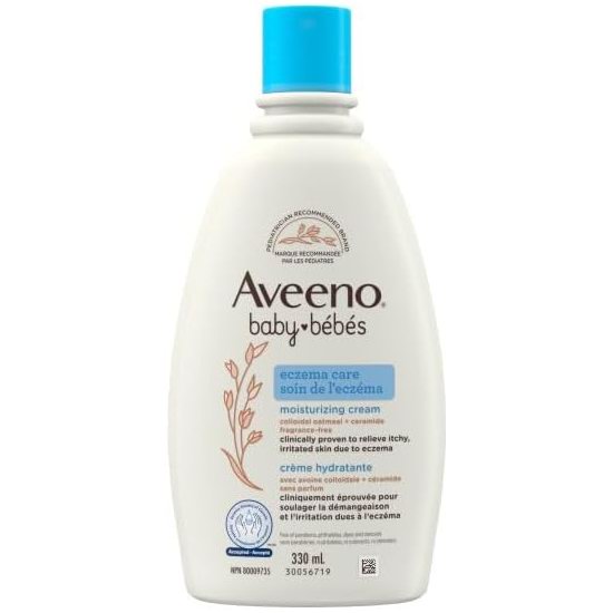  Aveeno 艾维诺 婴儿湿疹护理保湿身体霜（330毫升）5.5折 11.69加元！