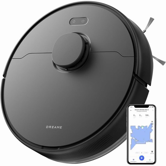 历史新低！Dreame 小米追觅 D9 Max 二代 6000Pa 激光导航 智能扫拖机器人5折 199.99加元包邮！