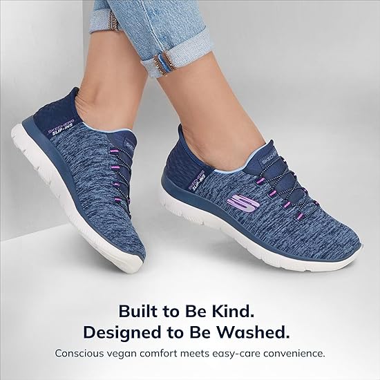  历史新低！Skechers 斯凯奇 Slip-ins Summits 女式一脚蹬运动鞋4折 43.98加元包邮！