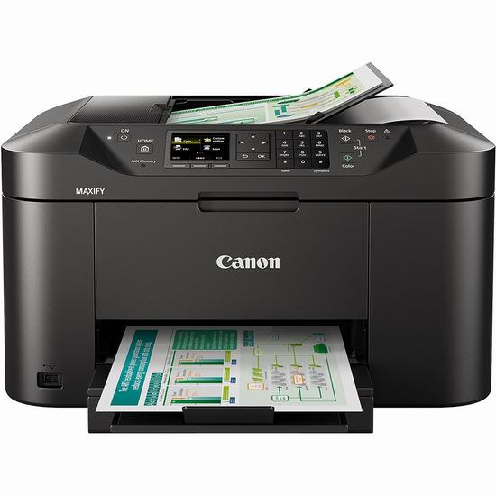  白菜价！Canon 佳能 MAXIFY MB2120 无线家庭办公室多功能一体喷墨打印机3.1折 79.99加元包邮！会员专享！