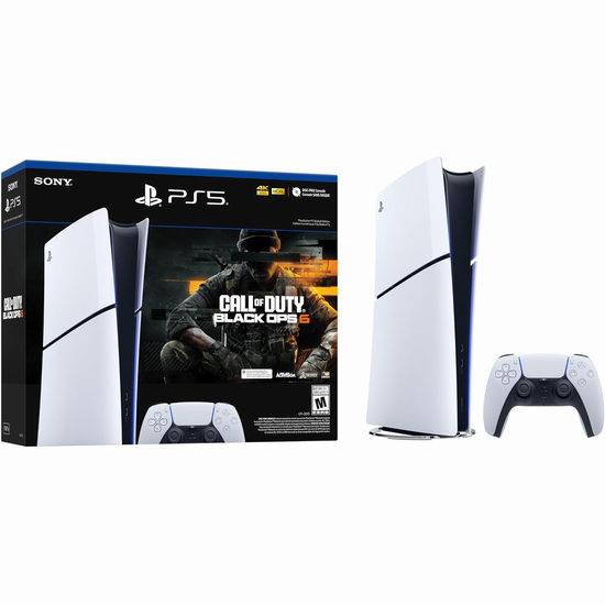  历史新低！Playstation 5 数字版 游戏机 +《使命召唤：黑色行动6》捆绑版8.8折 509.96加元包邮！无需会员！