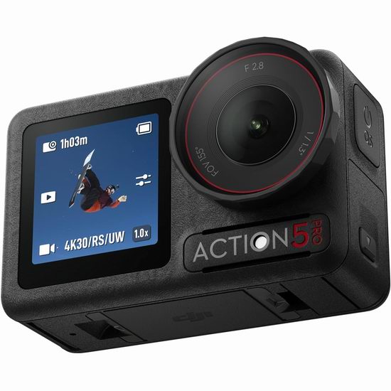  历史新低！DJI Osmo Action 5 Pro 4K/120fps 大疆运动相机7.8折 379.99加元包邮！无需会员！
