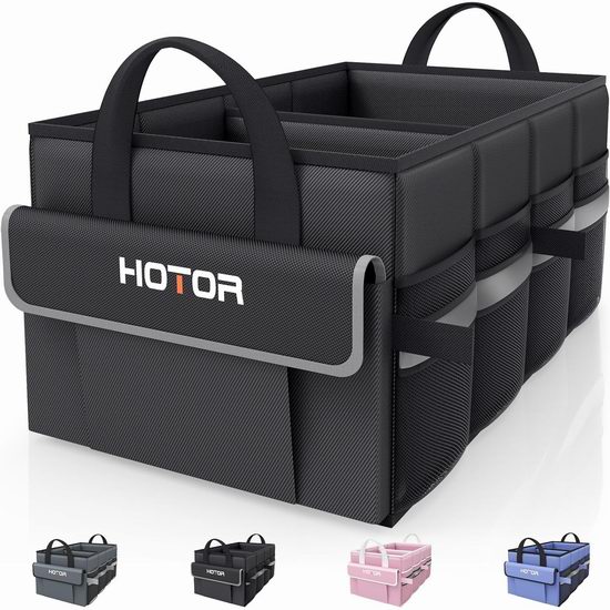  历史新低！HOTOR 车载可折叠后备箱收纳袋4.3折 14.99加元！