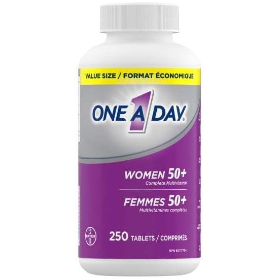  白菜价！历史新低！ONE A DAY 50+女士复合维生素（250片）3.7折 10.42加元！