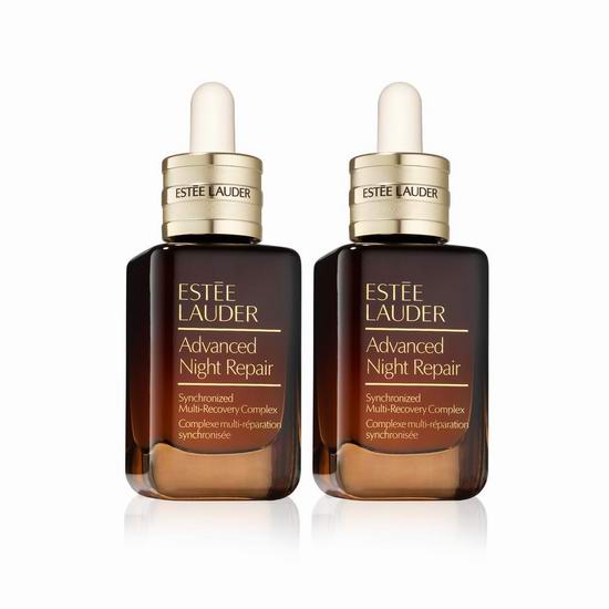 Estée Lauder 雅诗兰黛 小棕瓶（50ml x 2）7折 225.6加元包邮（价值320加元）！单瓶（50ml）8折 130.4加元！