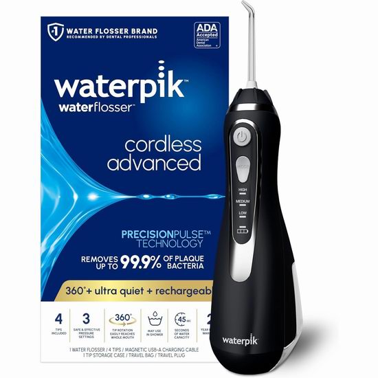 Waterpik 洁碧 WF-560 高级无线水牙线5.9折 79.99加元包邮!3色可选!会员专享!