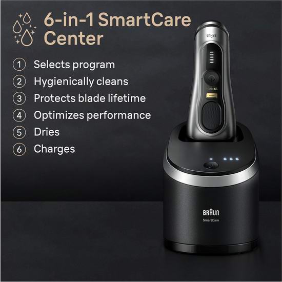 折扣升级!历史新低!Braun PRO+ 德国博朗 旗舰级9系列 9567cc 干湿两用电动剃须刀7折 302.99加元包邮!会员专享!