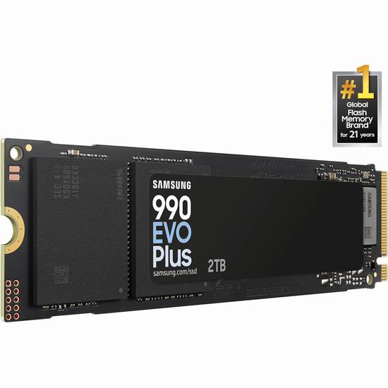 Samsung 三星 990 EVO Plus 2TB 固态硬盘6.8折 169.99加元包邮!无需会员!