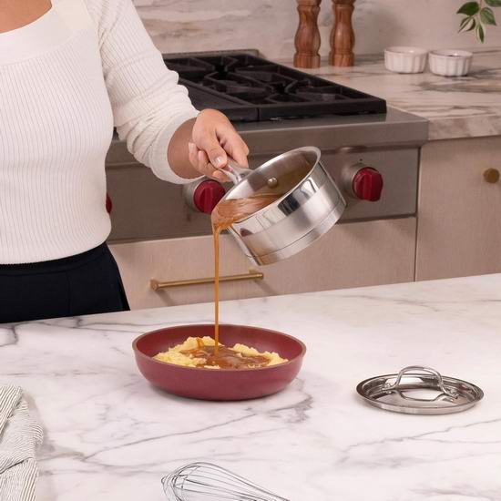 黑五价!Lagostina 拉歌蒂尼 Moderna 商用级3层不锈钢锅具12件套6.3折 189.99加元包邮!