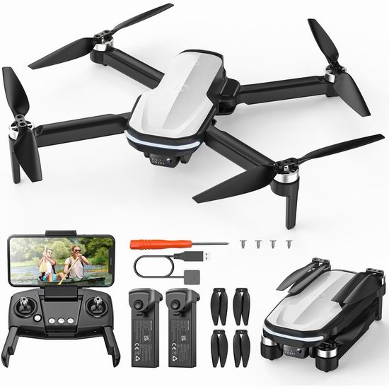 历史新低！Holy Stone HS280D 1080P FPV 可折叠 四轴无人机5.6折 89.59加元包邮！