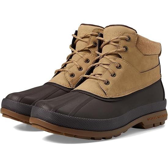 白菜价！历史新低！Sperry Cold Bay 男式防水短靴/雪地靴3.3折 39.99加元包邮！