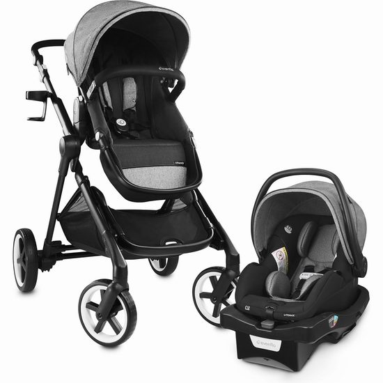  历史最低价！Evenflo Gold Pivot Xpand 智能模块化婴儿推车+提篮套装5.9折 499.97加元包邮！