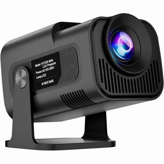 历史新低！Salange HY320 原生1080P WiFi 6 蓝牙智能投影仪5.4折 80.74加元包邮！搭载安卓系统！