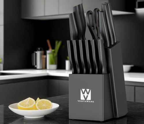 白菜价！Vestaware 厨房刀具14件套 29.99加元（原价 119.99加元）