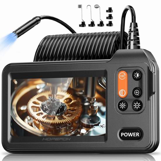  历史新低！Hopefox 16.5英尺 1080P 高清内窥蛇管相机5.1折 19.99加元包邮！