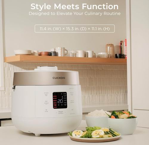  史低价！CUCKOO CRP-ST1009F 10杯双压电饭煲 329.99加元（原价 499.99加元）