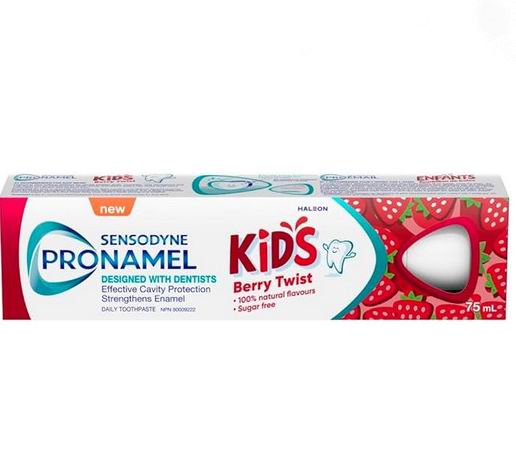  SENSODYNE PRONAMEL 儿童莓果味牙膏 5.2加元（原价 7.29加元）