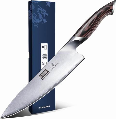  HOSHANHO  8英寸日式高碳钢厨刀 39.99加元（原价 79.99加元）