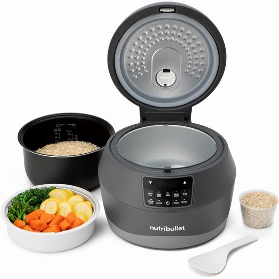  历史新低！Nutribullet 10杯量多功能电饭煲5.3折 58.97加元包邮！