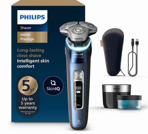  史低价！Philips 飞利浦 i9000 Prestige 电动剃须刀 229.95加元（原价 299.99加元）