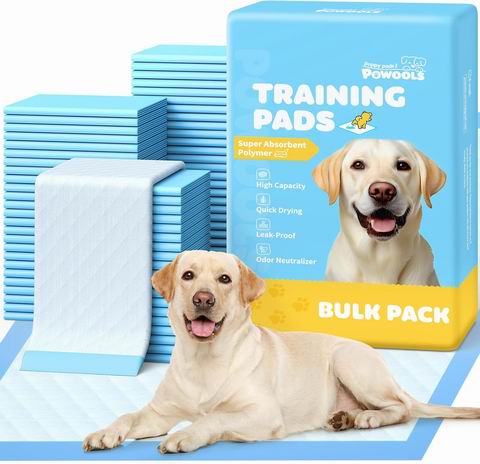  Powools 超大号幼犬尿垫100片装  43.19加元（原价 59.99加元）