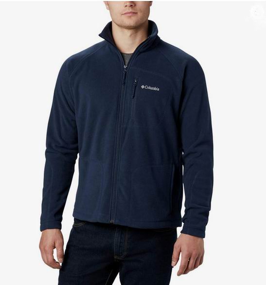  Columbia 男式  Fast 拉链抓绒夹克 56.24加元（原价 74.99加元）