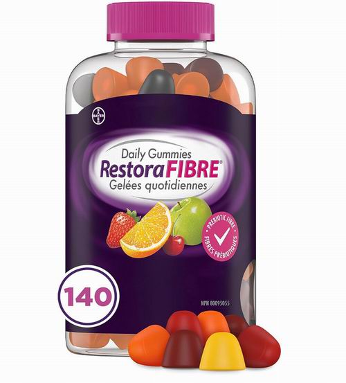  RestoraFIBRE 每日益生元纤维软糖140粒  18.97加元（原价 22.39加元）