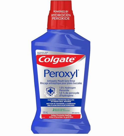  Colgate 高露洁 1.5%过氧抗菌漱口水500毫升  9.25加元（原价 12.99加元）