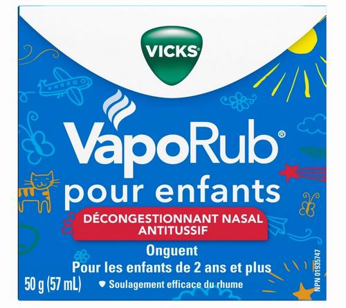  Vicks Vaporub 儿童舒缓止咳软膏 6.15加元（原价 9.16加元）