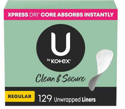  U by Kotex 高洁丝 日用卫生垫129片装7.6折  7.57加元