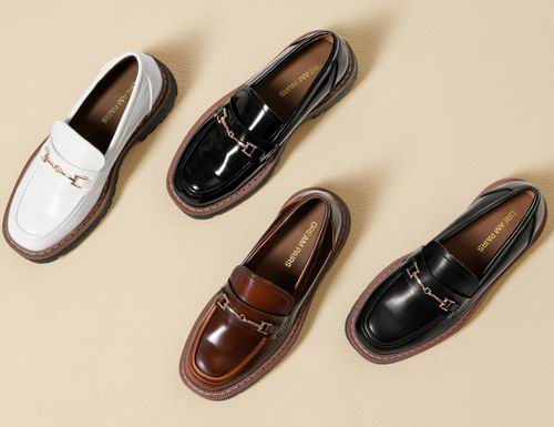 历史新低!DREAM PAIRS 女式复古厚底乐福鞋3.9折 29.99加元包邮!3色可选!